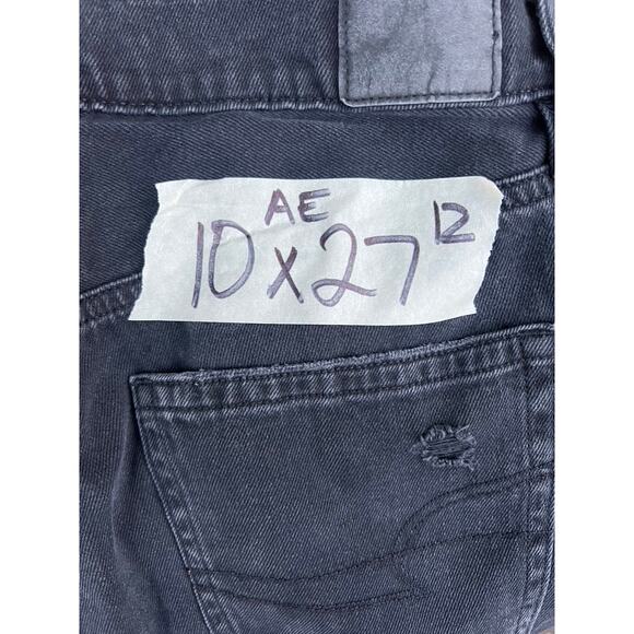 American Eagle high rise 90s retro boyfriend distressed jeans size 10x27 - Picture 5 of 5